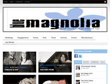 Tablet Screenshot of bluemagnolia-photography.com